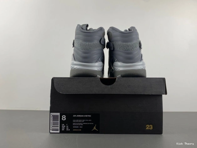 Kicktheory Retro Grey 8 305381-014 Cool Jordan 0811